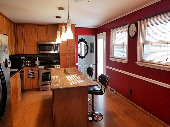 Updated kitchen with fresh paint