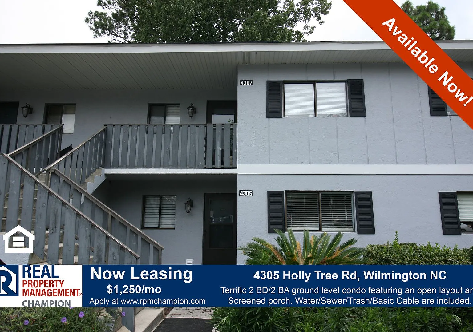 2 BD/2 BA Ground Floor Condo in Holly Tree w/Community Pool — Photo 1