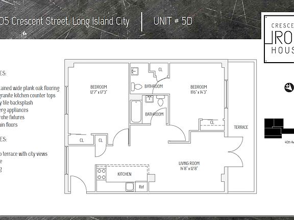 2nd image of 4005 Crescent St #5D