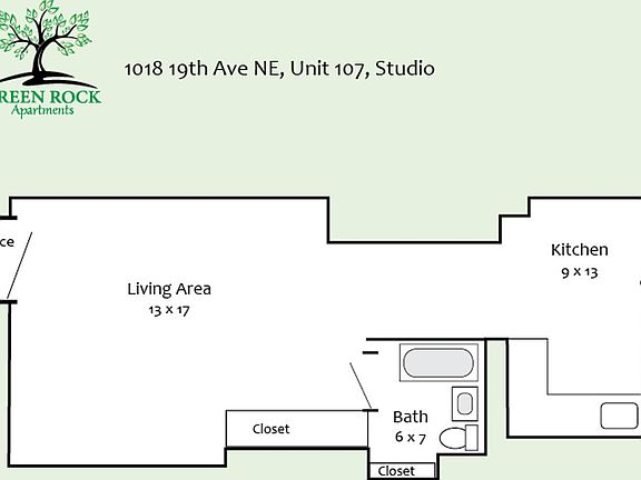 2nd image of 1018 19th Ave NE APT 107