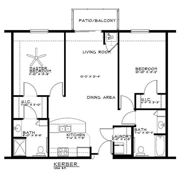 Floor plan Kerber