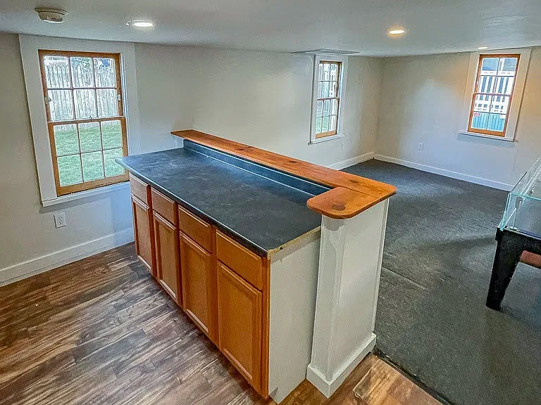 bonus space in the garage