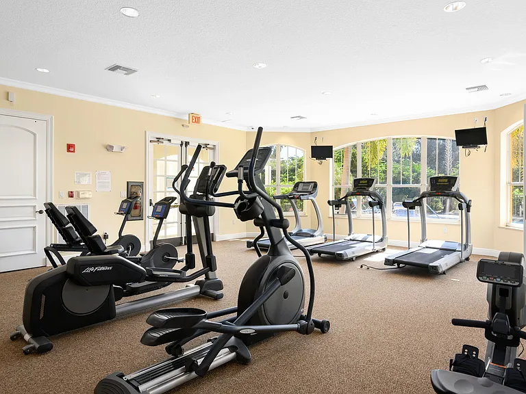 Clubhouse fitness room