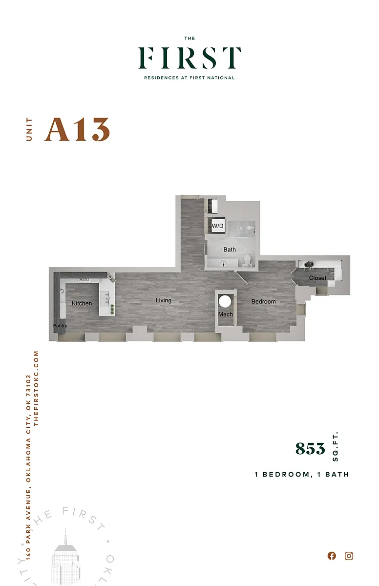 Floor plan A13