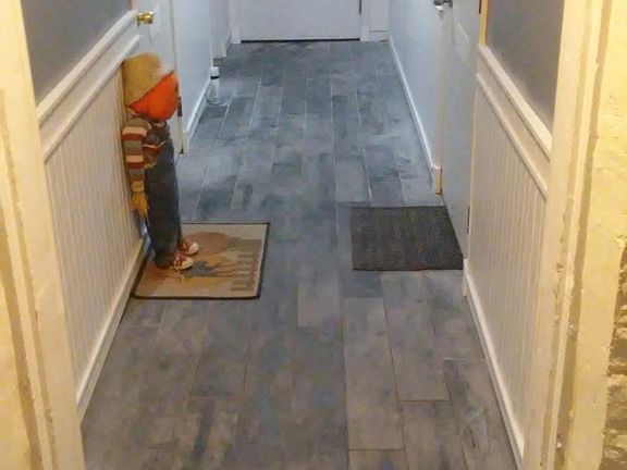 View of interior hallway in building