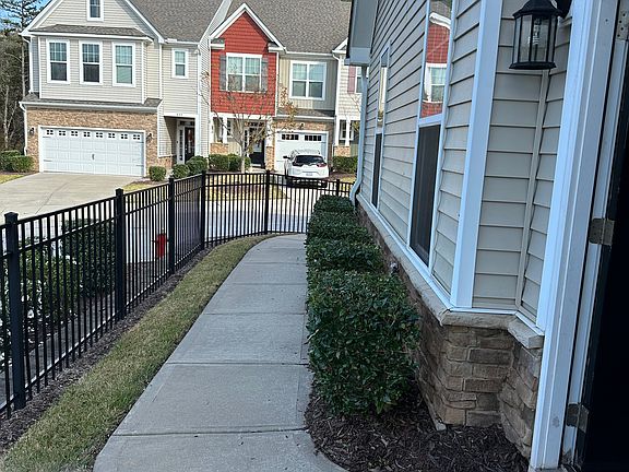 Walk way to entry door