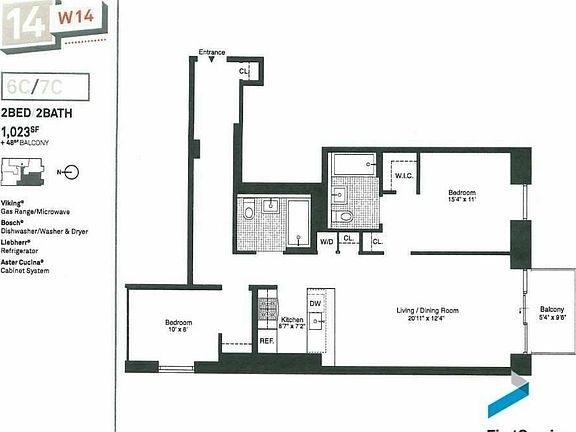 2nd image of 14 W 14th St APT 6C