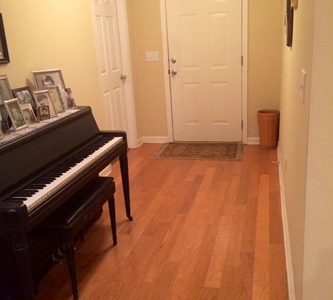 Foyer - front door, bedroom