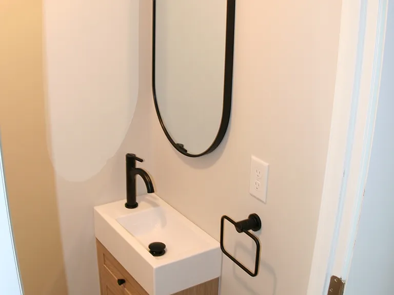 Half Bath on 1st Floor