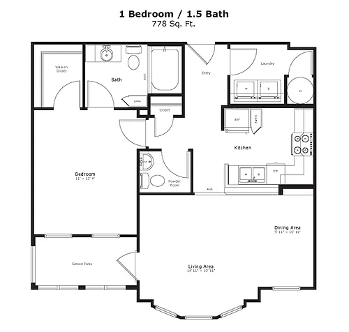 Floor plan Ebony