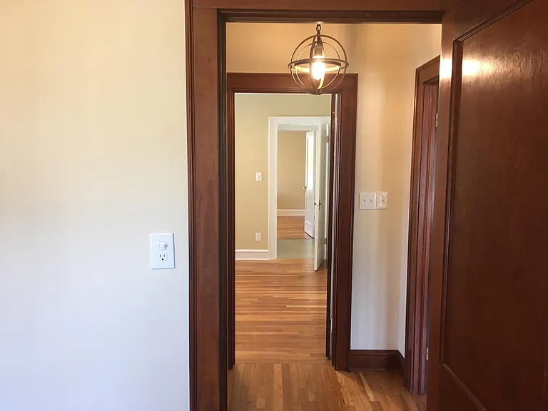 View of bedroom from hallway