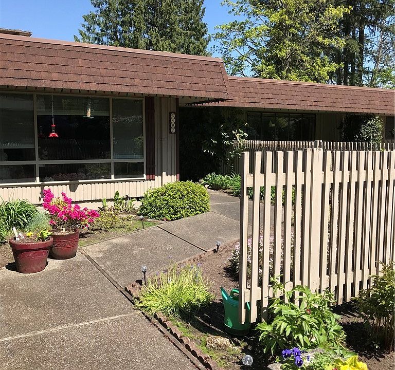 Private front of home