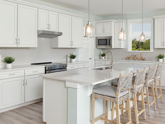 Kitchen with Large Island.