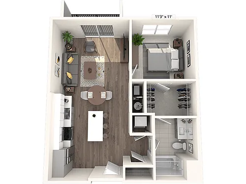 Floor plan 1D1