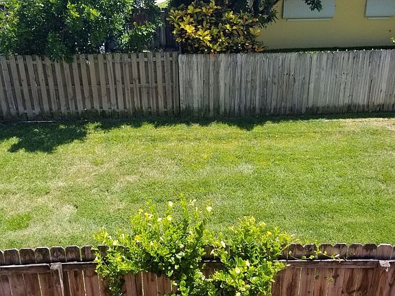 VIEW OF BACK YARD