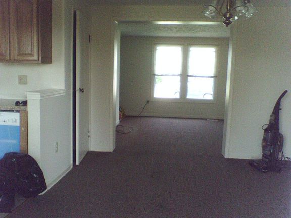 view of dinning rm and living rm