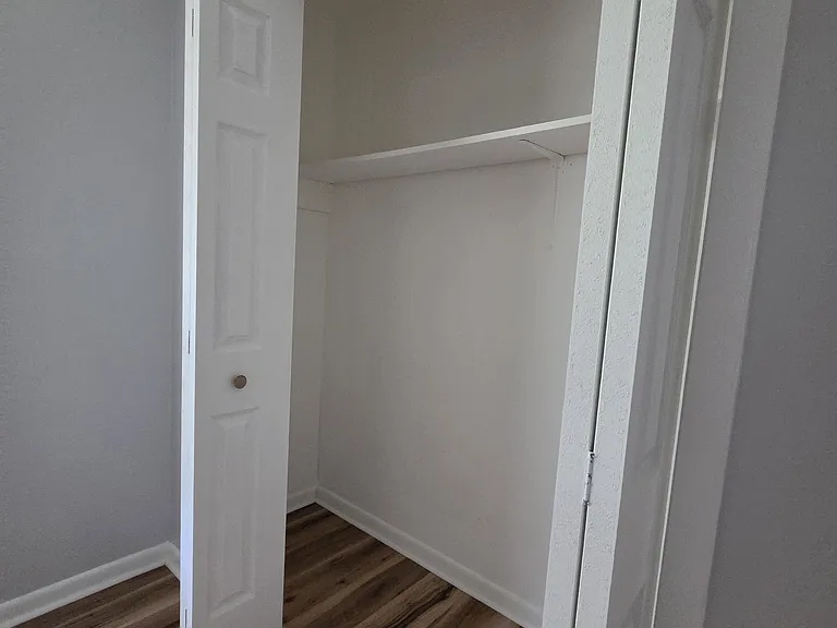 Spacious closet in every bedroom
