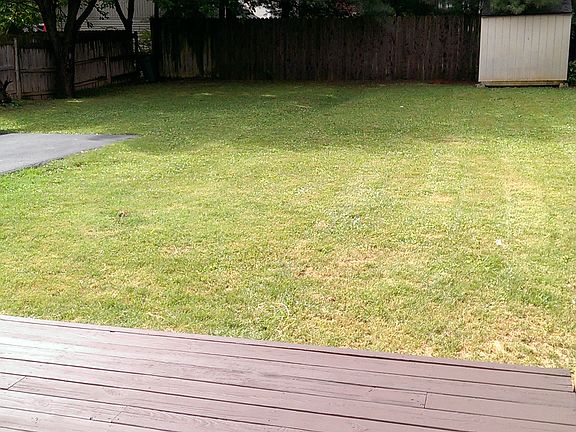 Large private backyard 