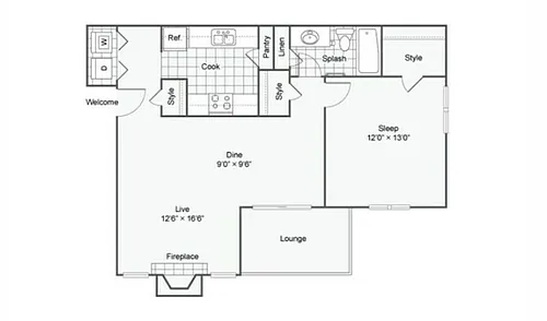 Floor plan A2