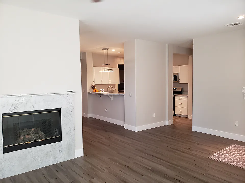 Entry and living room
