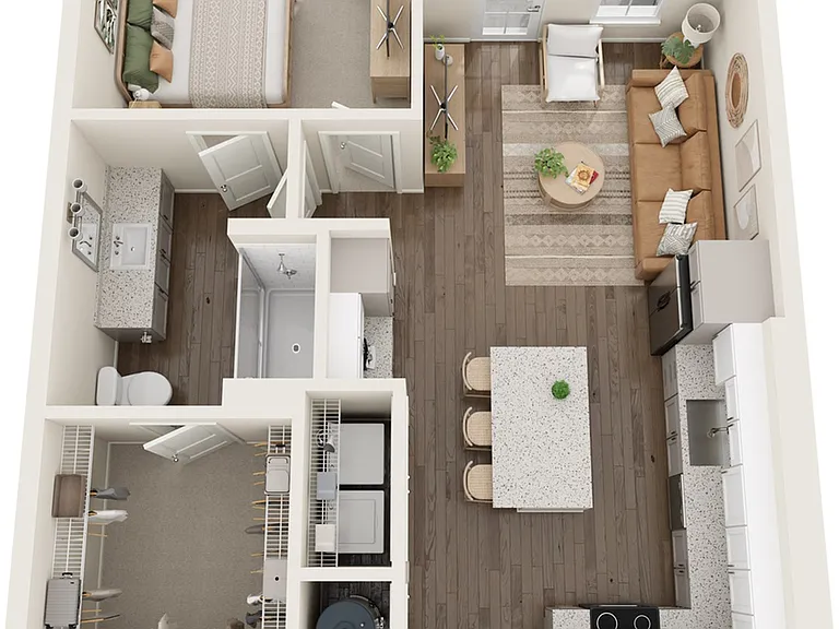 The Streamsong | 1 Bed + 1 Bath Apartment | 752 SF The Streamsong | 1 Bed + 1 Bath Apartment | 752 SF