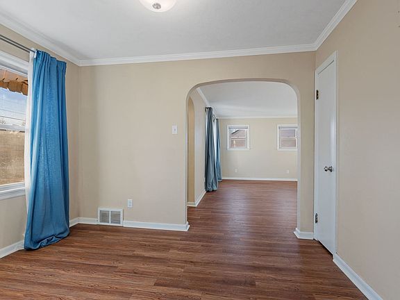 View of dining room from the kitchen.