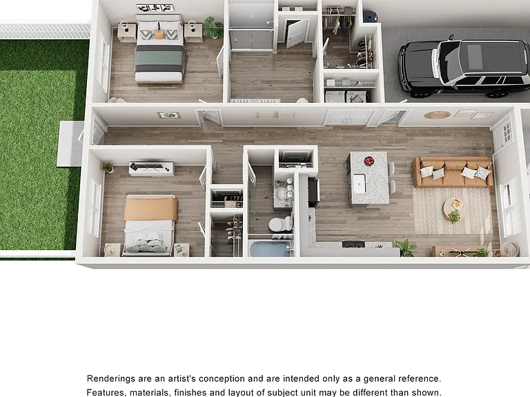 Creekside Cottages - Two-Bedroom Floorplan Creekside Cottages - Two-Bedroom Floorplan