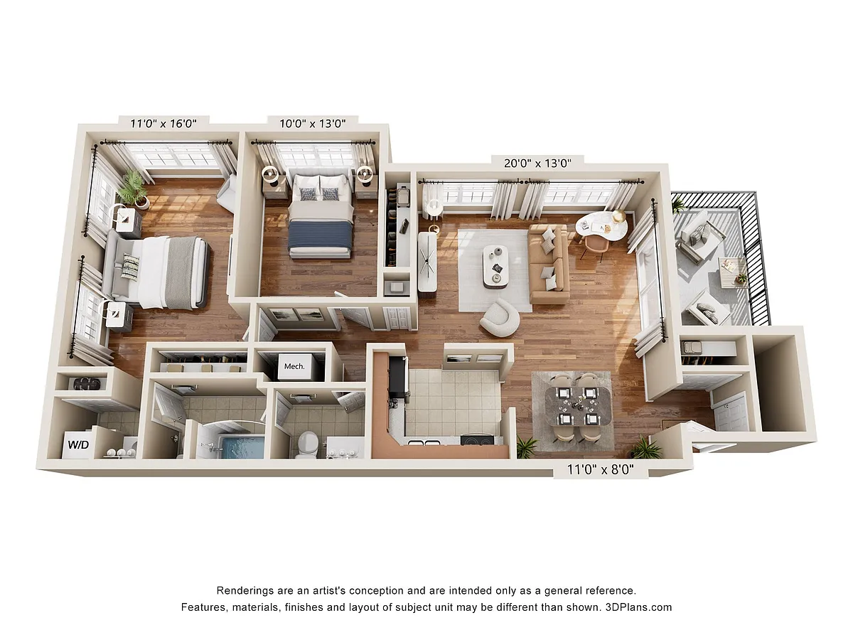 Floor plan B3