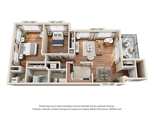 Floor plan B3