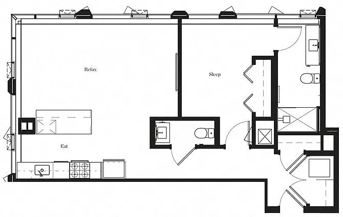 Floor plan 4106-4606
