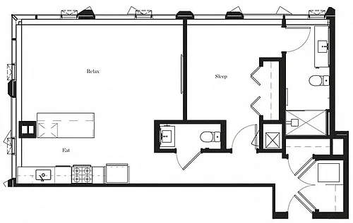 Floor plan 4106-4606