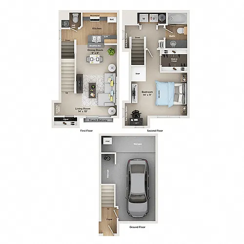 Floor plan The Greenfield (ATHc)
