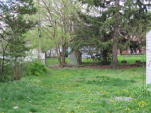 Fenced in back yard