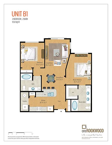 Floor plan 2bd/2ba