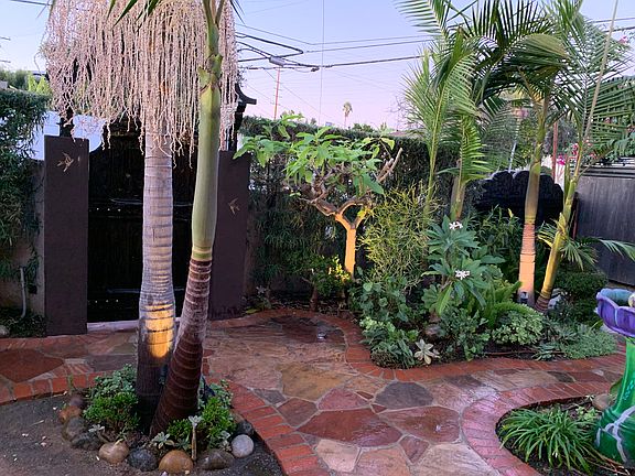 Private Zen Garden with the soothing sound of water running and fountain feature