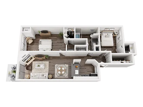 Floor plan Langley II Lower
