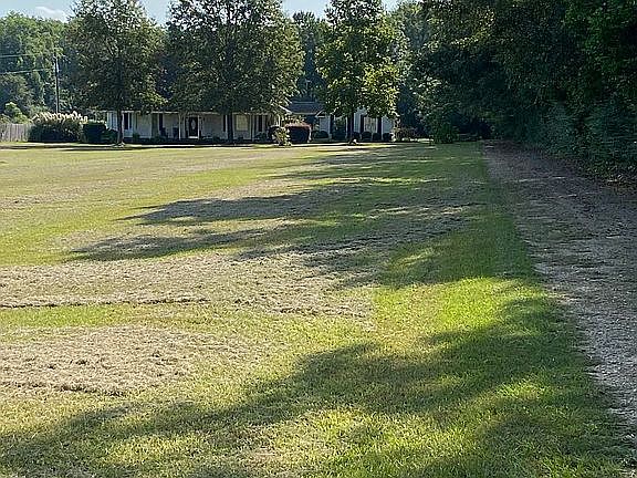 View down the driveway 