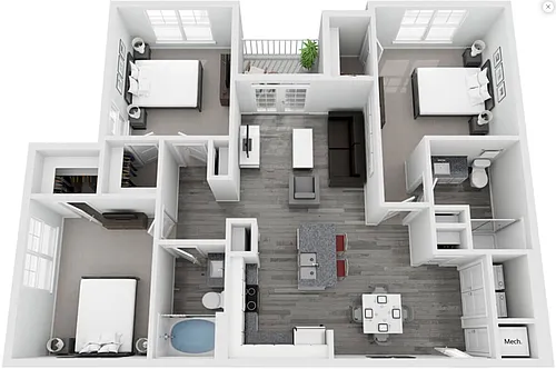 Floor plan The South End