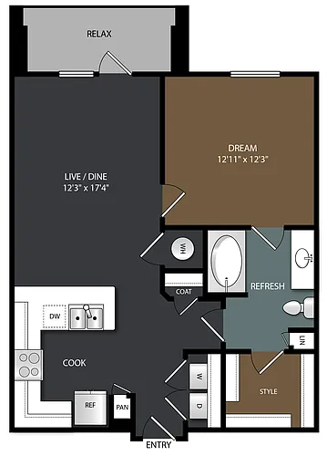 Floor plan A1 West