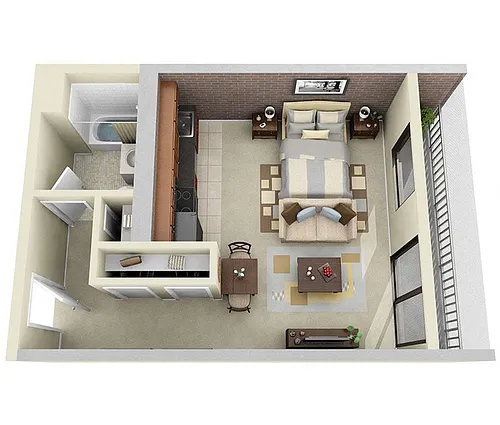 Floor plan E1B