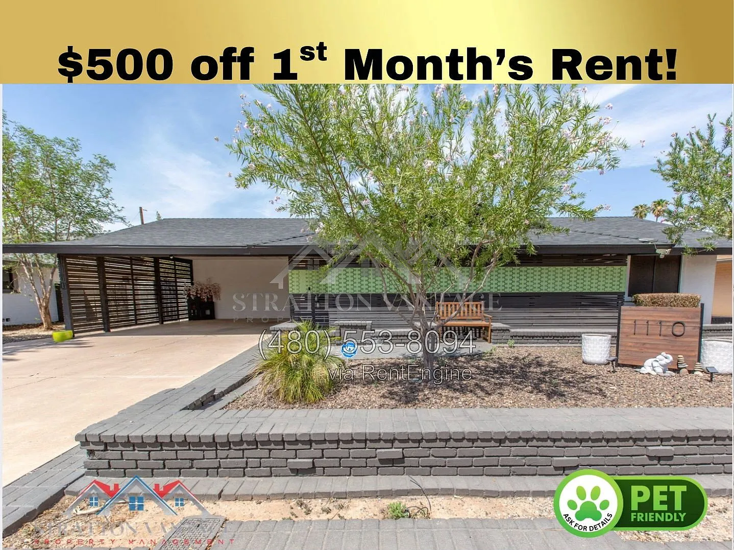 3 bed, 2.0 bath, 1480 sqft, $2,695 — Photo 1
