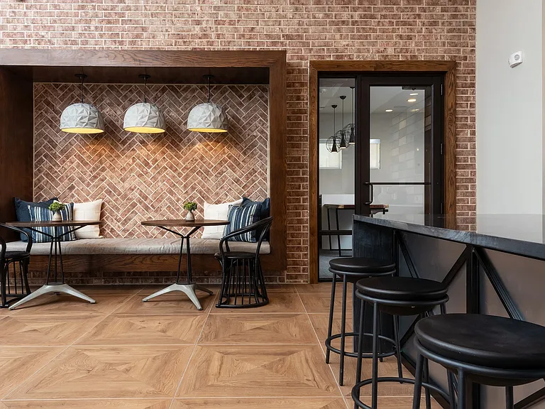 The sports lounge is the perfect place to unwind.