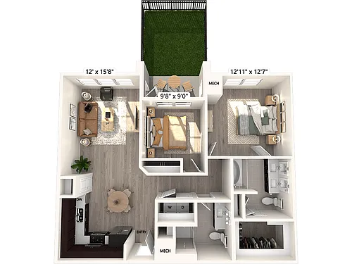 Floor plan B1-Yard