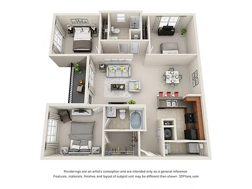 Floor plan Garden Style 1250