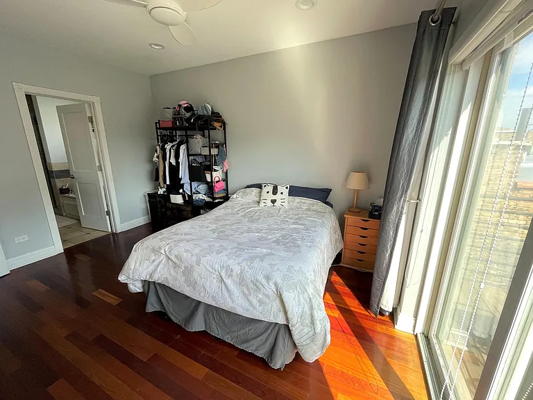 Primary bedroom with bathroom