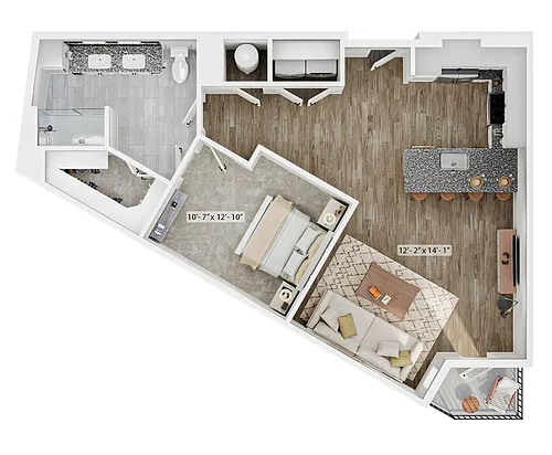 Floor plan A13