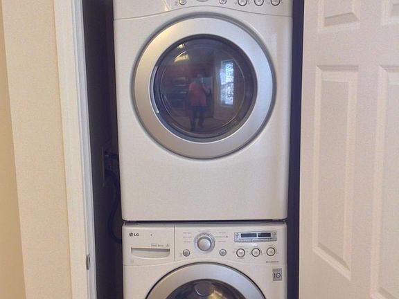 Front loading washer and dryer