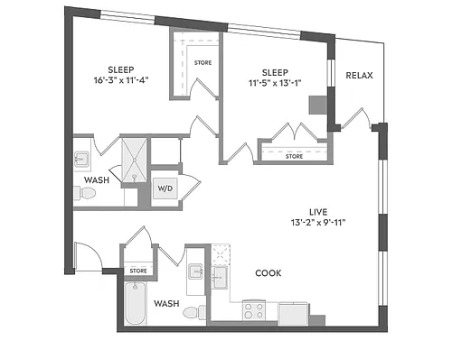 Floor plan C4c