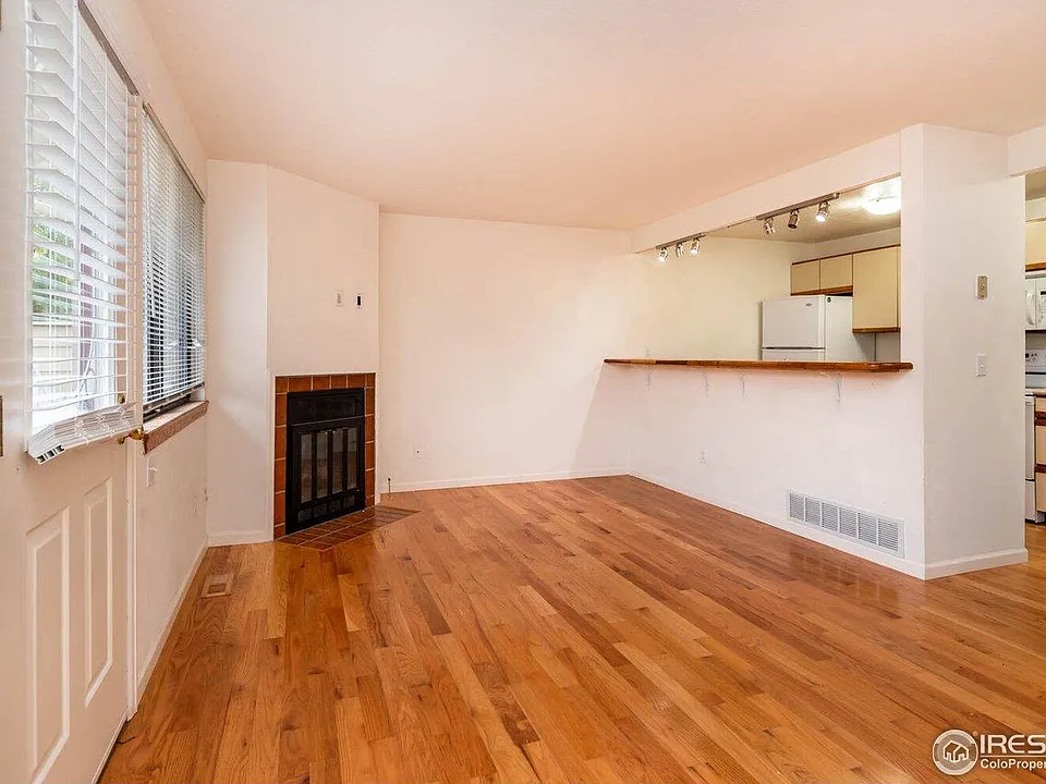 Living room and kitchen