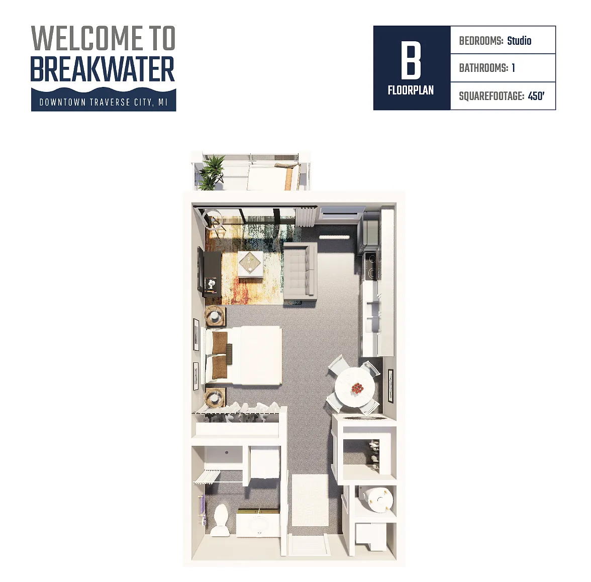 Floor plan Studio